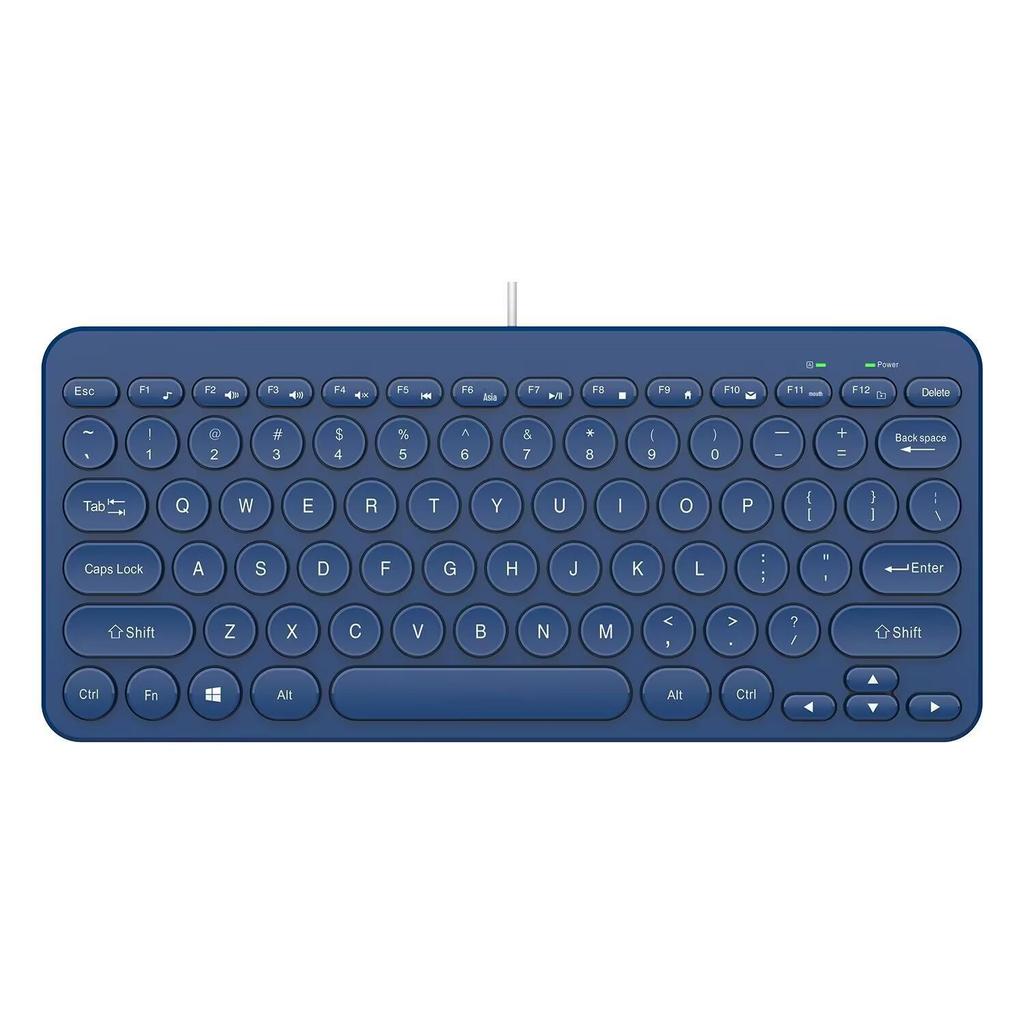 Wired Mini USB Chocolate Keyboard with Silent Keys and LOGO