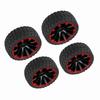 4pcs Set Tires Rubber Tyre Racing Off Road Vehicle Wheel Rim for RC 1:10 Car Part