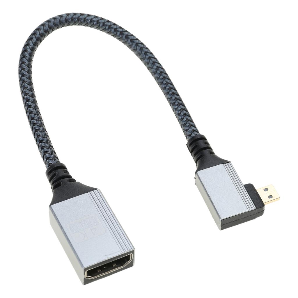 4K60hz Video Cord Micro HDMI to HDMI Cable 3840x2160P for Video Streaming Line Extension 3840x2160P