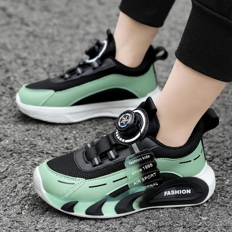 Fashion Fashion Children's Casual Sneakers Summer Breathable Mesh Basketball Shoes for Children Boys Sport Running Non Slip Size 28-39