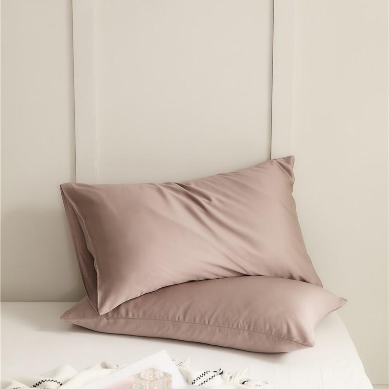 Leisel Tencel Pillowcase Single Pack - Single Pillowcase Solid Color Pillowcase Bedding Pillow Core Kit