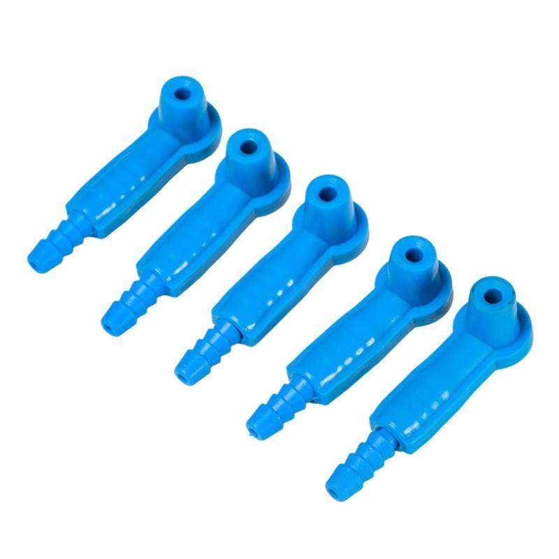 10pcs Automotive Bleeder Pump Exchange Adapter Brake Fluid Changer Connector Kit Brake Fluid Changer Bleeding Connector