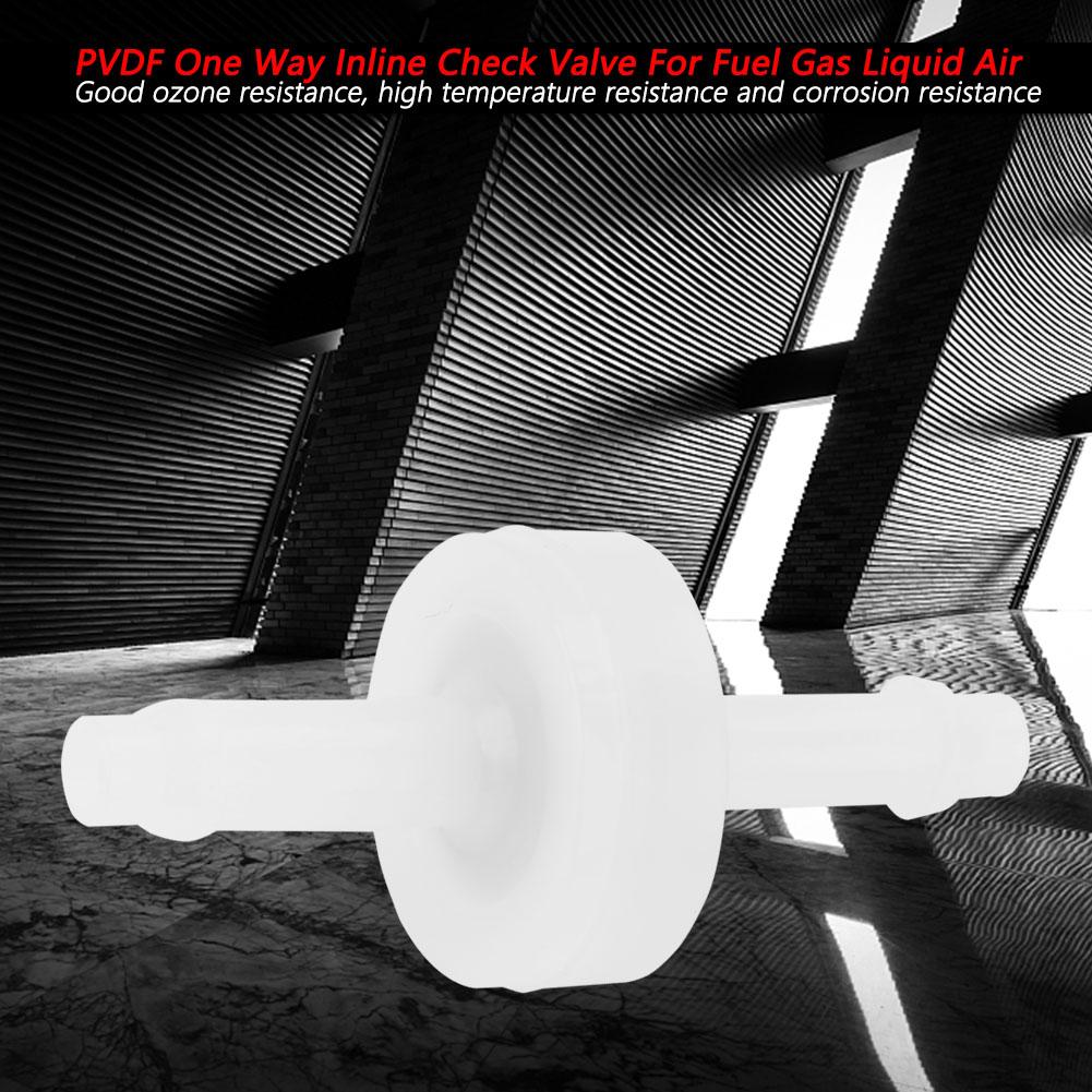 

PVDF Односторонній Вбудований Зворотний Клапан Для Палива Газу Рідини Повітря( 316 )