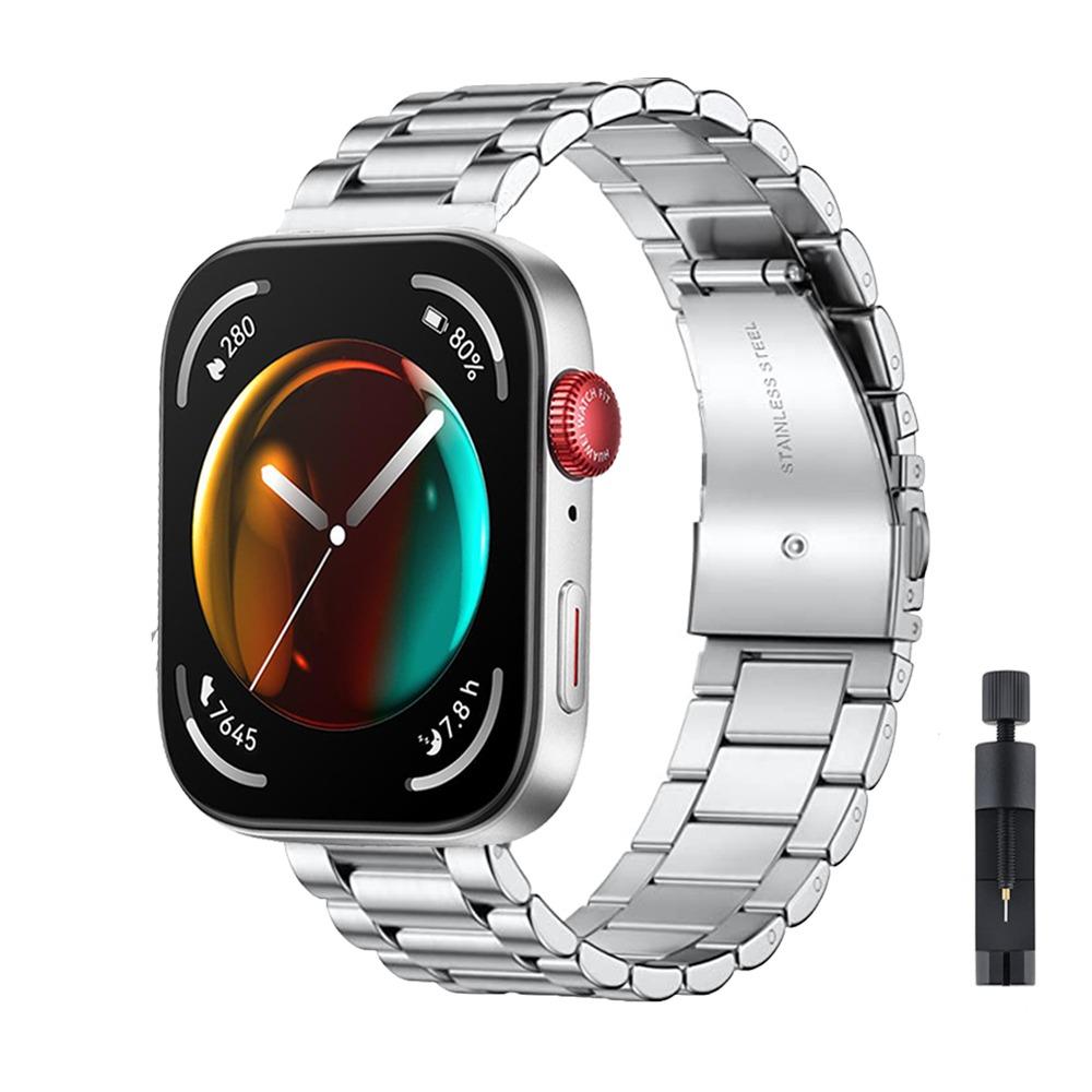 Metal Strap For Huawei Watch Fit 4/3 Band Smartwatch Stainless Steel Bracelet Wristband For Huawei Watch Fit 4 Pro/3 Accessories