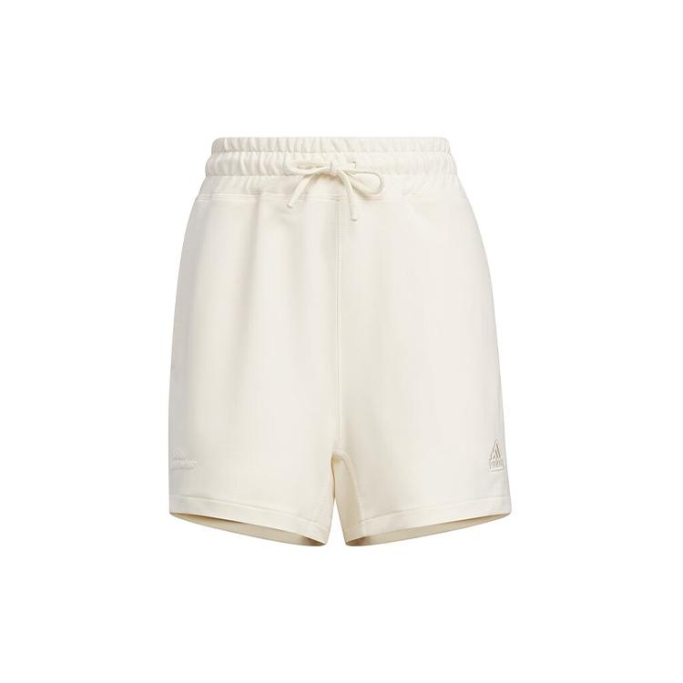 (WMNS) adidas Lounge Knit Shorts Asia Sizing  Beige  Women s IM8866 XL