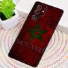 Marokko Vlag Wapen Siliconen Telefoonhoesje Voor Samsung Galaxy note 10 pro S26 S25 S24 S23 S22 S21 Plus S25Ultra Capa Cover