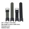 Wristwatch Band Breathable Sweat-proof Soft Nylon Sports Watch Belt Replacement for Casio SGW-100
