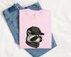 Raccoon Cap Shirt Raccoon Pets Gift Women Line Art Tee Mask T-Shirt Raccoon Fan Trashcan Graphic Animal Design Cartoon Scarf Tshirt