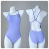 Slightly fat large size swimsuit women's senior sense 1111 swimsuit special one-piece racing swimsuit color bar for swimming pool