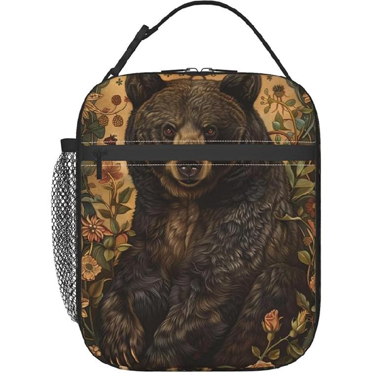 Insulated Lunch Box for Girls Kids Women Dog Lunch Box for Work,Picnic,School,Travel,Hiking,Beach or Fishing Polyester Pet Animal I Love Dogs And