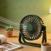 USB Desktop Fan Lightweight Adjustable Summer Electric Fan For Home Office Student Dormitory Outdoor Camping Travel
