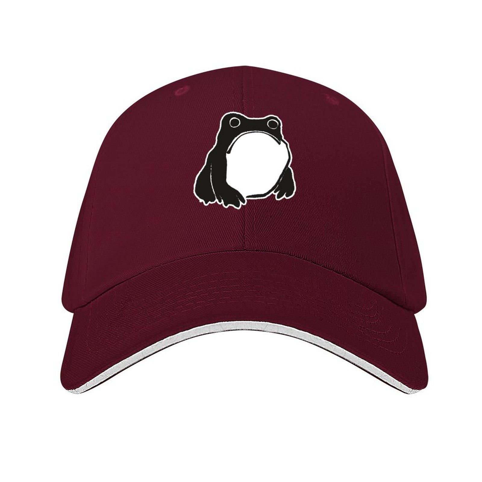 

Japanese Large Frogs Watercolor Pattern Black Baseball Cap F hats on offer Hat Luxury Brand custom Hat Unisex Womens
