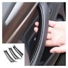 HUFHDN Interior Door Handle Covers for BMW X5 F15 X6 F16 Left and Right Inner Door Panel Handle Pull Carrier Trim 3 3-Piece 2014-2018, (Black, RHD,