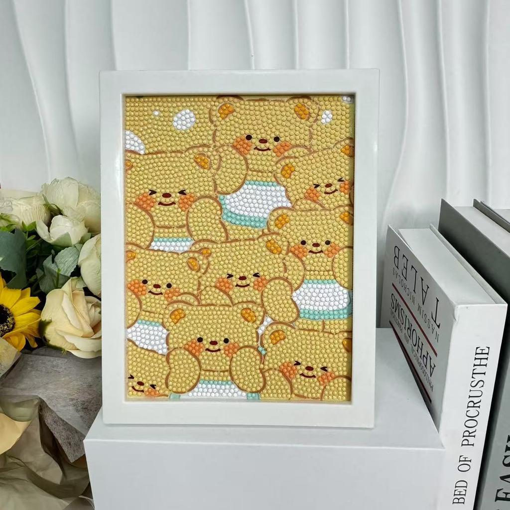 Children'S Diamond Painting Framed Handmade Diy Material Bag Sanrio Diamond Paste Painting Concentration Toy