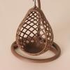 Dollhouse Hanging Basket Ornament - Miniature Swing Chair Decor for DIY Sandbox Furniture