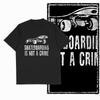Coolmind YD Skateboard Cotton Exclusive Graphic Men T Shirt for Men Cotton Big Size Skate Cool BLACK Men's Novelty Tee Shirt