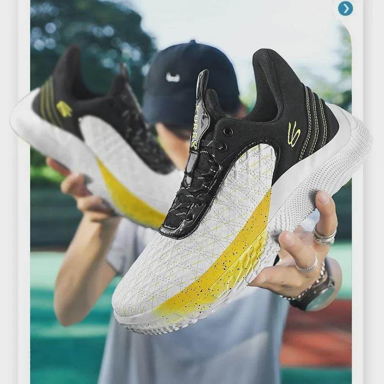 Men's Large Size Non-Slip Breathable Basketball Shoes for Youth & Children - Ideal for Training & Sports