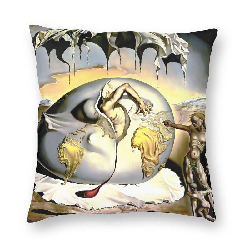 Surrealism Paintings By Salvador Dali Cushion Cover Home Decor Square Famous Art Throw Pillow Cover 45X45Cm Pillowcase For Sofa
