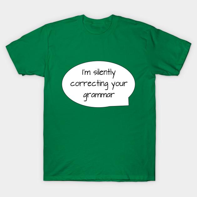 Unisex Fashion TShirt Grammar Nazi Print TShirt Plus Size S-5XL T-Shirt 100%Cotton Tops O Neck Short Sleeve Tees