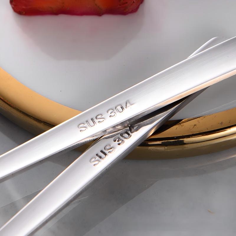 Stainless Steel Two-Tine Fruit Fork Set