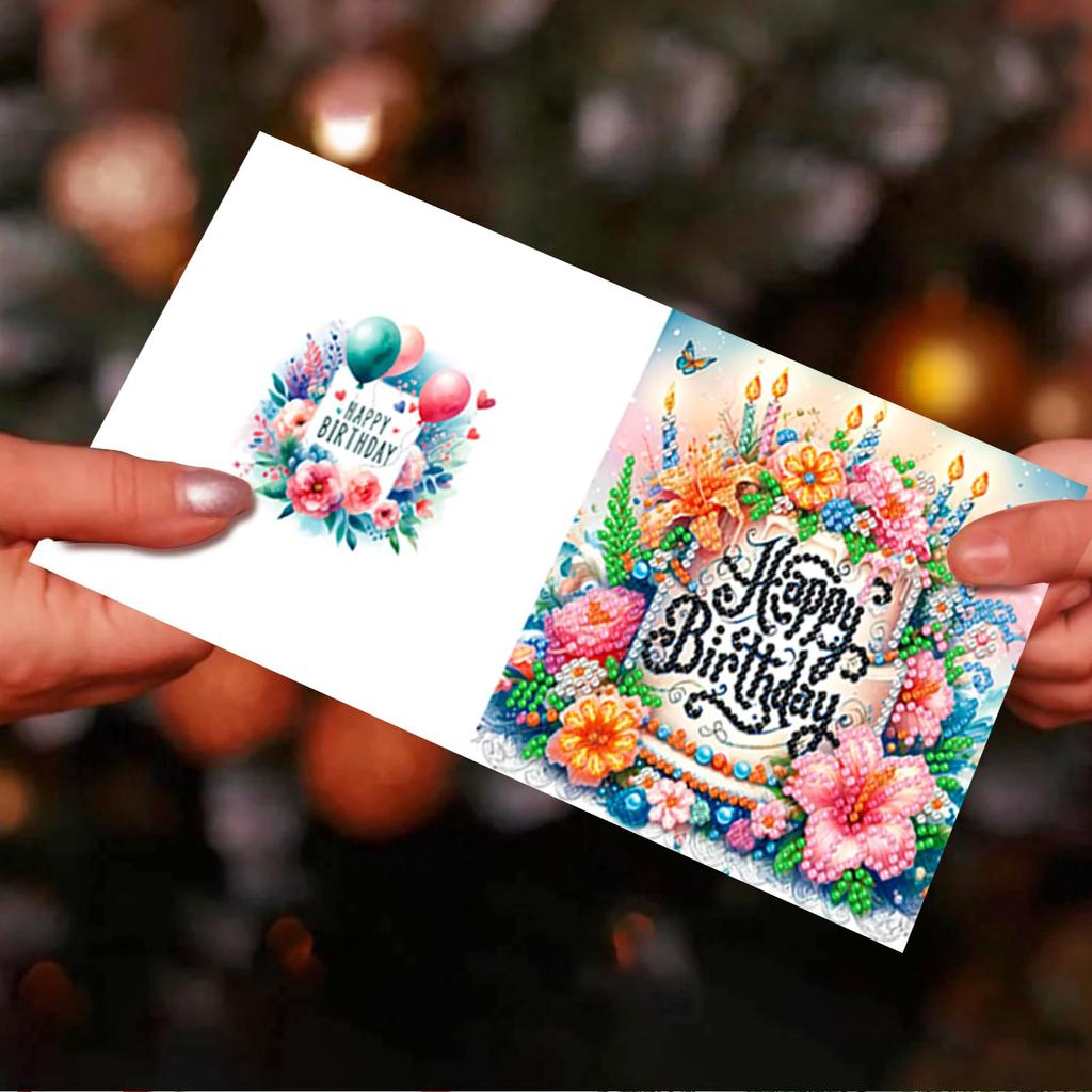 Diamond Painting Greeting Cards Handmade Diamond Art Cards Diamond Art Greeting Cards Arts Crafts for Birthday Thanksgiving Day