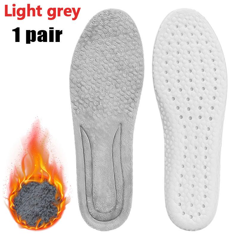 

Fleece Self-heating Thermal Insoles for Feet Winter Thicken Wool Memory Foam Shoe Pads Men Women Elastic Snow Boots Sports Shoes 37-38
