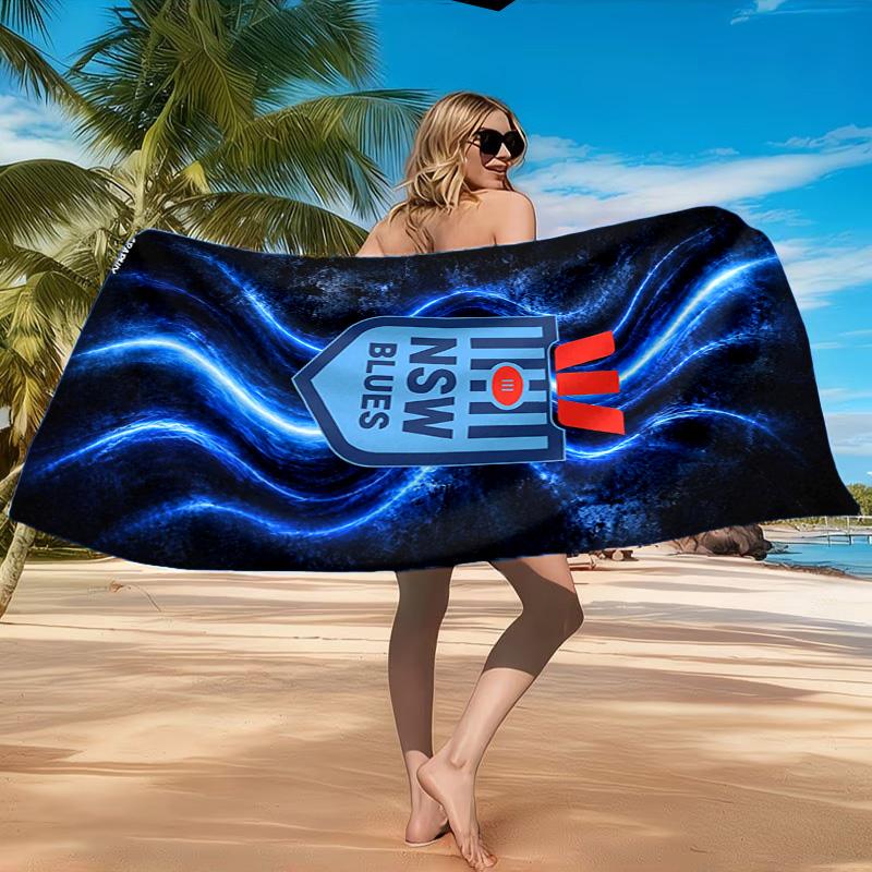 Nk Osijek Crest Design Beach Towel, Quick-drying, Easy to Care for, Suitable for Both Fitness and Beach Vacations,Sports Essential
