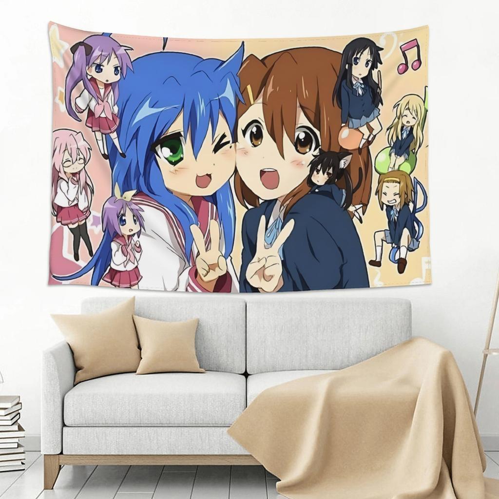 Colorful Anime Girl Tapestry Room decoration Home Decoration Tapestry Decor Accessories Cute Room Decor