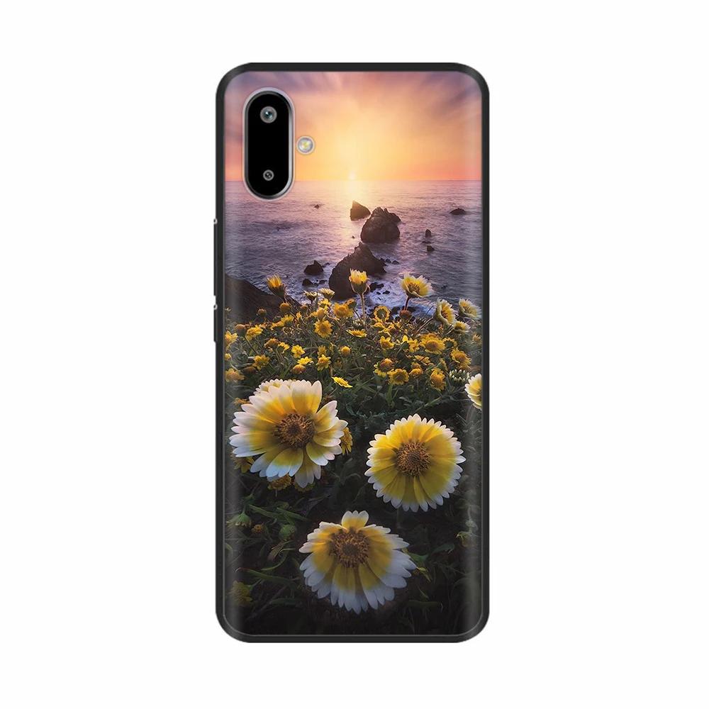 For Samsung Galaxy M06 5G Case SM-M066B Fantasy Flowers Phone Housing Soft Slim TPU Silicone Cover For Galaxy F06 Phone Cases
