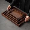 Zhaoran Bamboo Wood Rectangular Display & Tea Tray