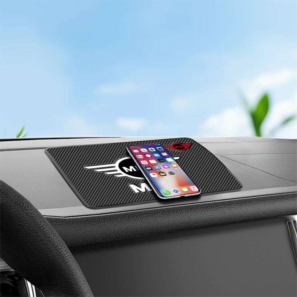 Silicone Car Dashboard Phone Toy Ornament Anti Slip Mat For Mini Cooper JCW Works F54 F55 F56 F57 F60 R50 R52 R53 R55 R56 R57