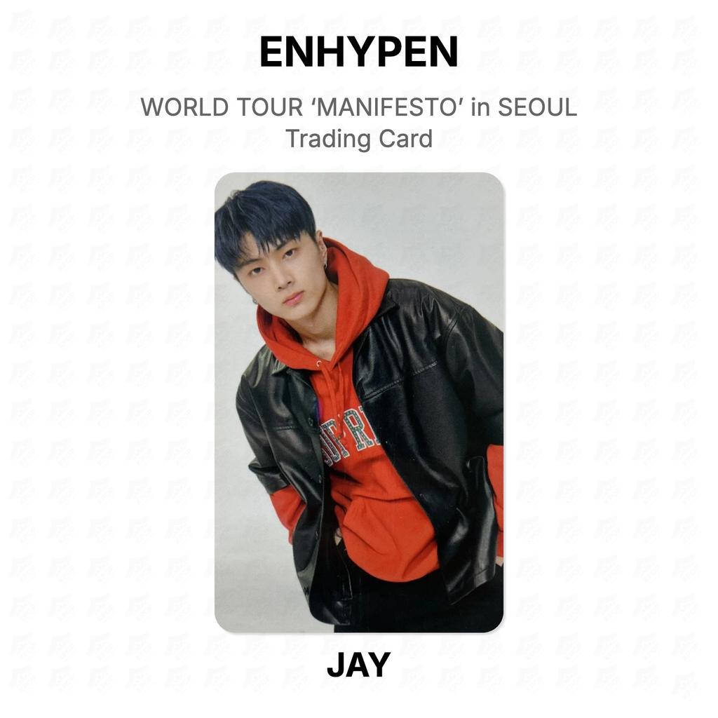 ENHYPEN WORLD TOUR ‘MANIFESTO’ in SEOUL Trading Card Official Photocard