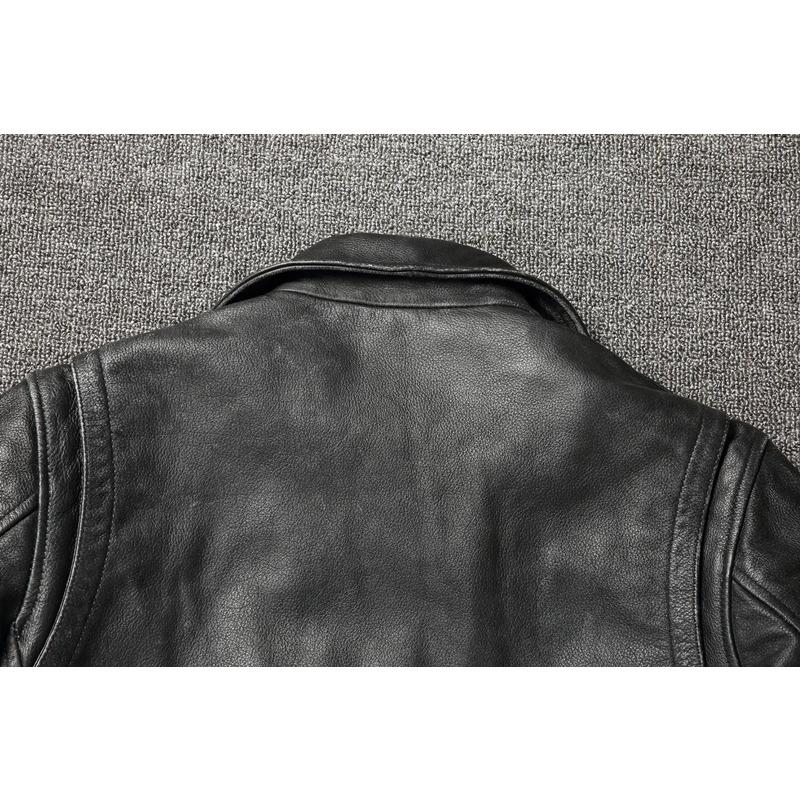 Chinese Size Vintage Genuine Leather Jacket Men Real Cowhide Air Force Flight Suit A2 Pilot Jacket Bomber Jacket Jaquetas Masculina