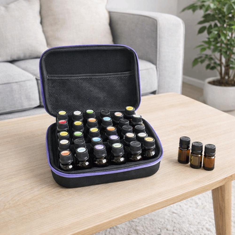 Portable 3 ML Essentials Oil Case Large Capacity Waterproof Essential Oil Storage Bag Wear-resistant EVA Insulin Case for Home