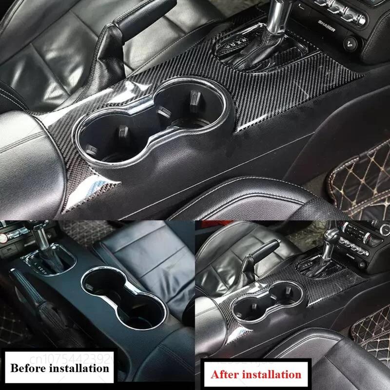 Carbon Fiber Console Gear Shift Side Panel Trim Sticker for Lexus IS250 IS350 300H 2013-2020, Car Interior ModificationAccessory