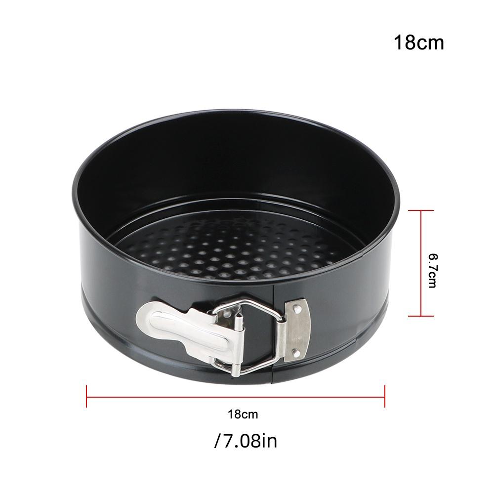 Metal Non-Stick Bake Mould Kitchen Accessories Leakproof Round Cake Pan Bakeware Removable Bottom Carbon Steel Large Cakes Mold