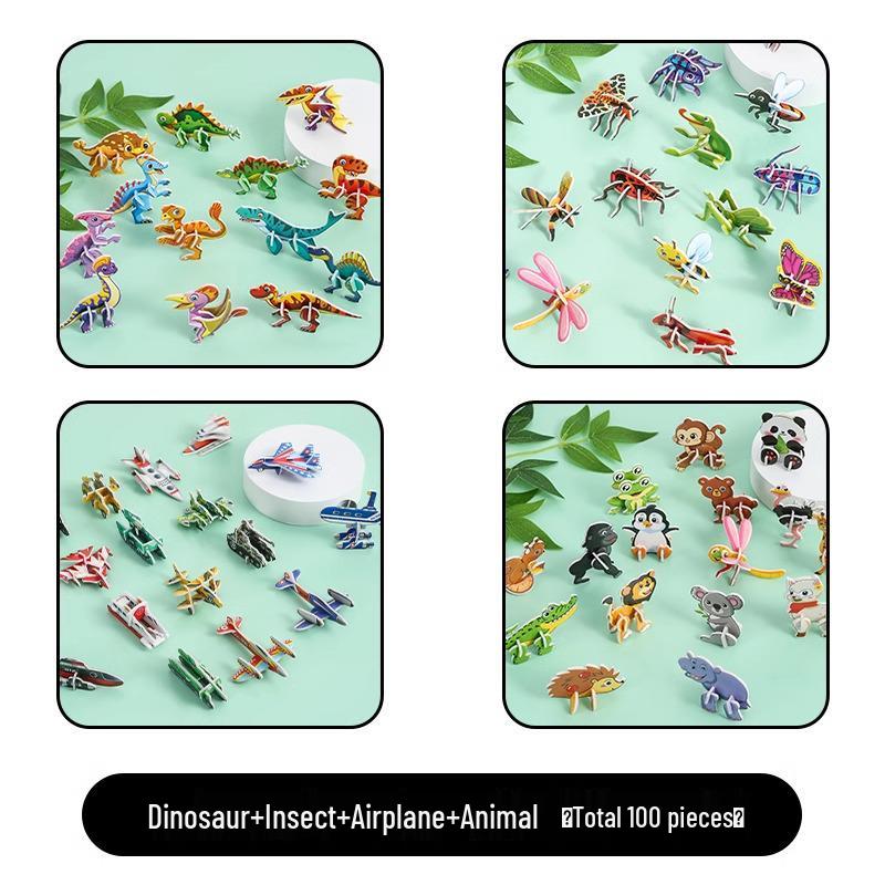 3D Insect Stereo Jigsaw Puzzle: Creative DIY Educational Toy for Kids