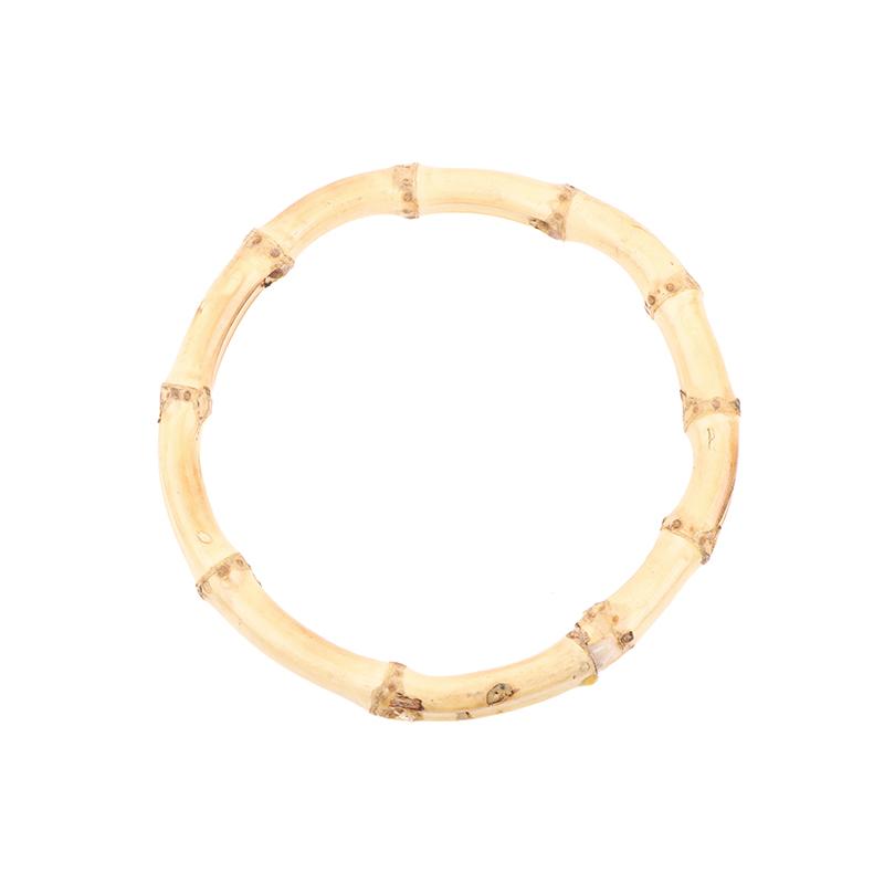 Gift Box Handle Round Bamboo Purse Handles Diy Bamboo Detachable Bamboo Bag Handles Handbag Band Handle