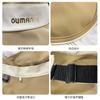 Empty top ice silk bucket hat women's summer eaves UV protection face cover sun hat versatile ponytail basin hat