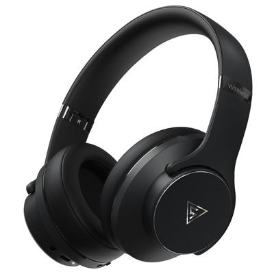 DOQAUS CARE1 PRO Bluetooth Wireless Up To 90 Hours of Continuous 3 EQ Sound Wired Memory Foam Ear Compatible with Mobile and (Black) 5.3 Headphones
