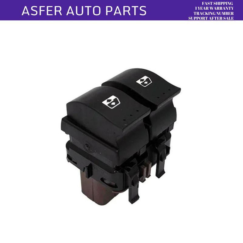 Window Opening Button Front Left Double 10 Pin Brown (Driver Side) For Megane Mk2 2002-2008 Scenic Mk2 Laguna Mk2 Oem 8200315040 8200108272