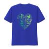 Aliens UFO Enthusiast lovers heart Unisex Women kids Abduction T shirt vintage Washed Top For Everyday Wear Unisex Breathable
