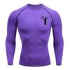 Comfortable Fitness T-shirt Men Guts Griffith Graphic Breathable Slim Fit Top Summer Gym Jogging Training Elastic Fitness Suit