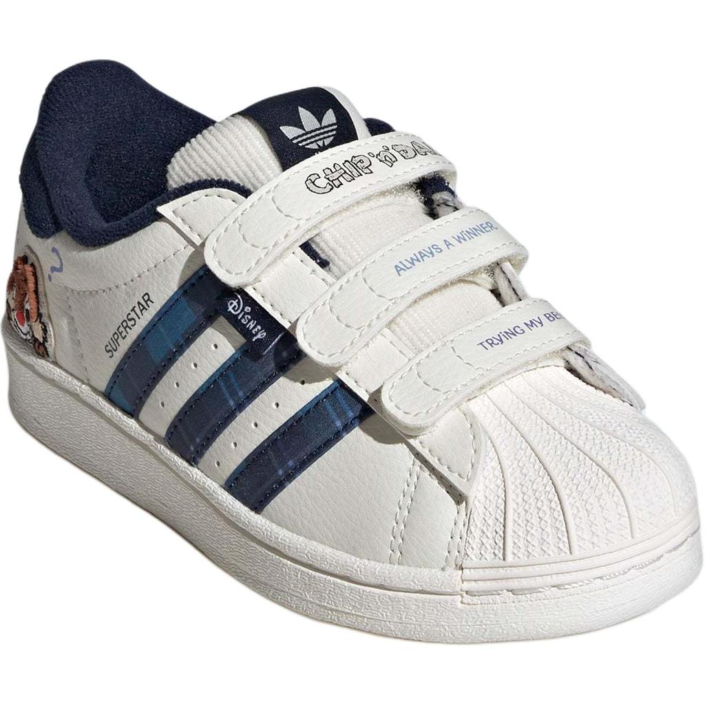 Adidas Disney X  Originals Superstar Fashion Versatile Low-Top Kids Sneakers Kids Sneakers White Gray IH3500