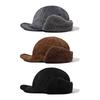 Saisonale Baseballkappe mit Plüsch-Ohrenklappen, Unisex Cord-Baseballkappe, warm, mit verstellbarem Kordelzug