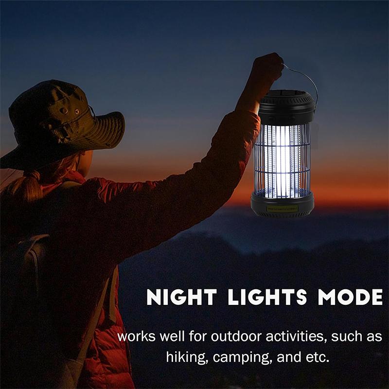 Nou ucigaș de insecte solar lampă capcană țânțari UVA multi-exterior portabil lumină de noapte lampă ucigaș de țânțari de grădină fără radiații