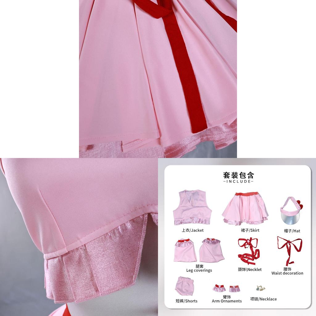 Shugo Chara Hinamori Amu Cosplay Uniform With Soft Polyester For Summer Events