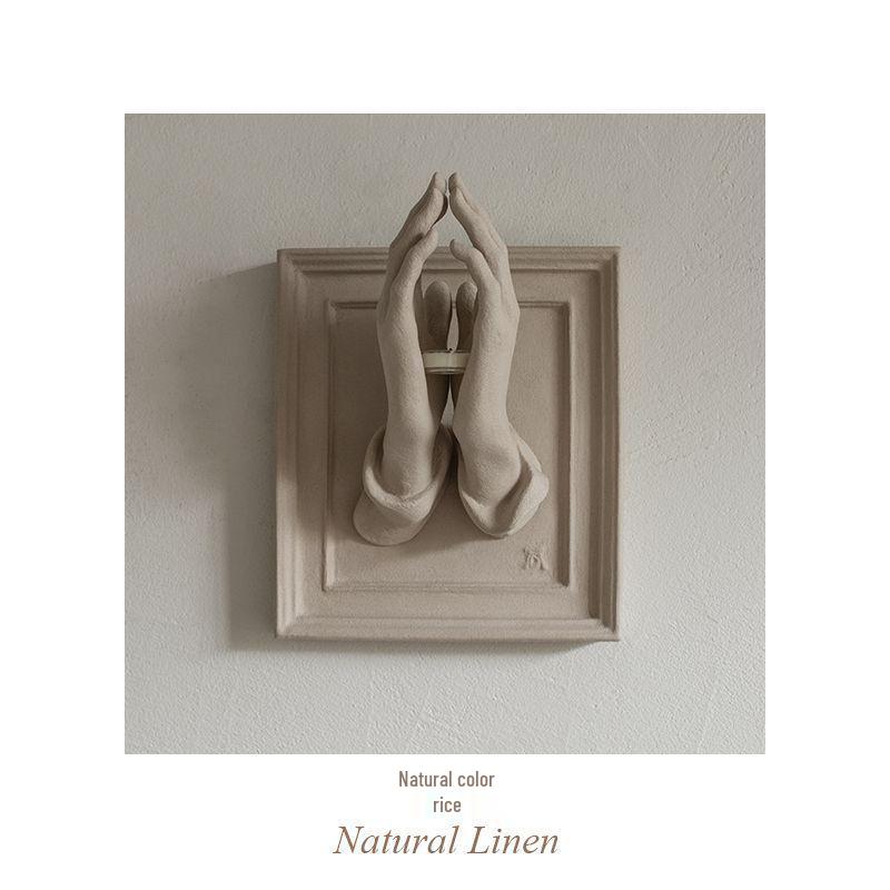 2025 Bestseller: Handmade 'Praying Hands' Aromatherapy Candle Holder & Hanging Ornament 3D Figurine