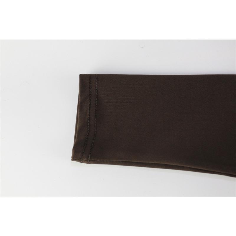 Damen Herbst und Winter Mode Temperament High Neck Langarm Slim Schlitz Kleid