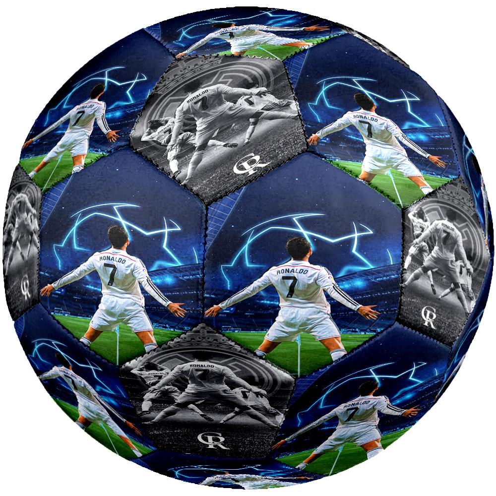 Ronaldo's Cr7 Skyward Kick Soccer Ball Size 5 Football Machine Sewn Indoor/Outdoor Training and Matches Sports Enthusiast Gifts